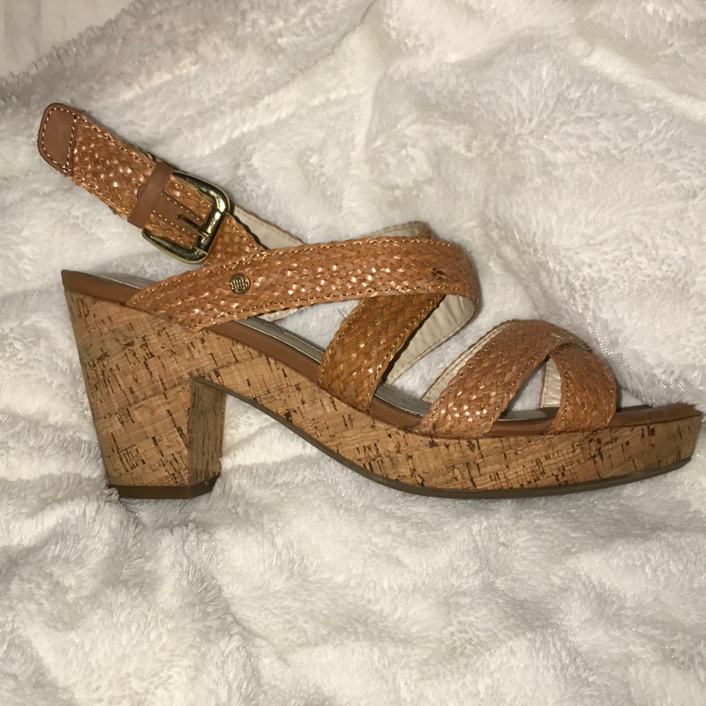 Strappy platforms size 10